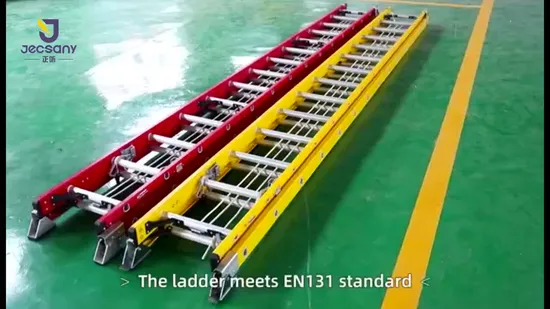 High Quality Strong Fiberglass Extension Ladders 