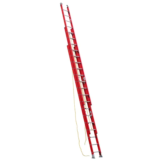 Fiberglass Telescopic Extension Ladder with V
