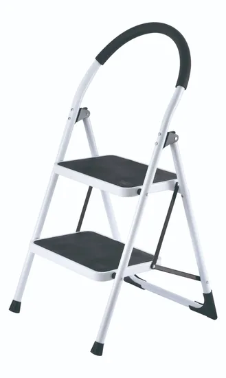 Lightweight Steel Single Sided Step Ladder with En14183 Certificate for Construction & Home Use Household Ladder 