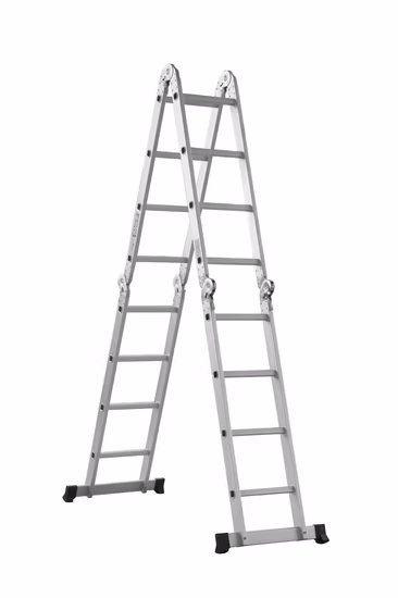 4.7 Meters Small Hinges Aluminum&Aluminium Multipurpose Foldable Step Ladder with Non Slipping Base