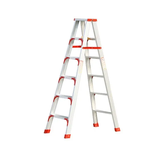 a Frame Extension Multi Position Ladder with Removable Tool Tray and Stabilizer Telescoping Ladder 