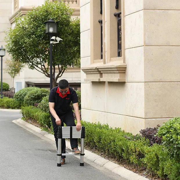 Telescopic Step Ladder 3.2m with En131 Certificate 